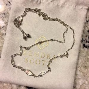Kendra Scott Debra Adjustable Silver Necklace